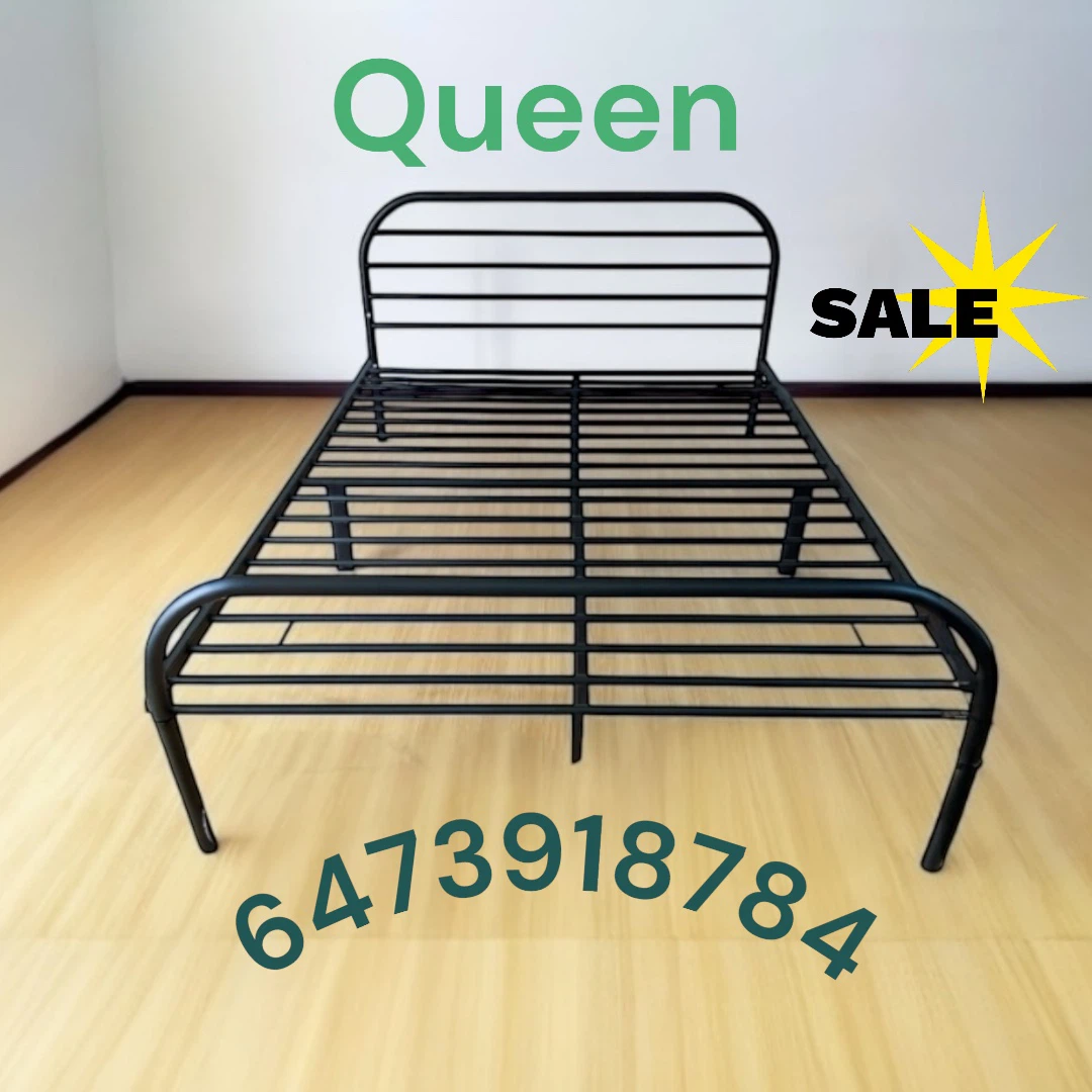Store Closing : Heavy-Duty queen Bed Frame No Box Spring Needed