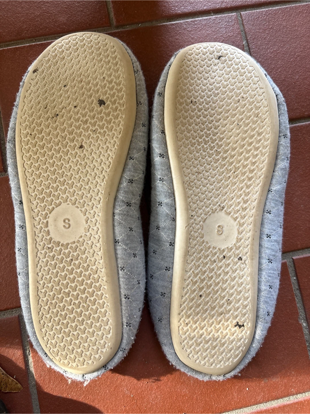 Grey Quilted Ballet Slippers - photo 2