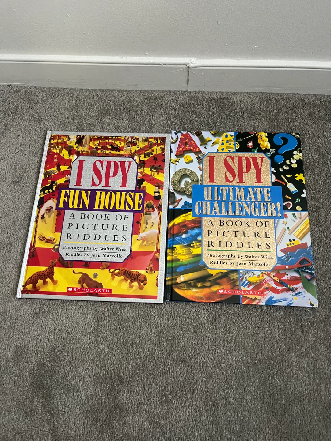 Set of 2 I Spy Picture Riddle Books