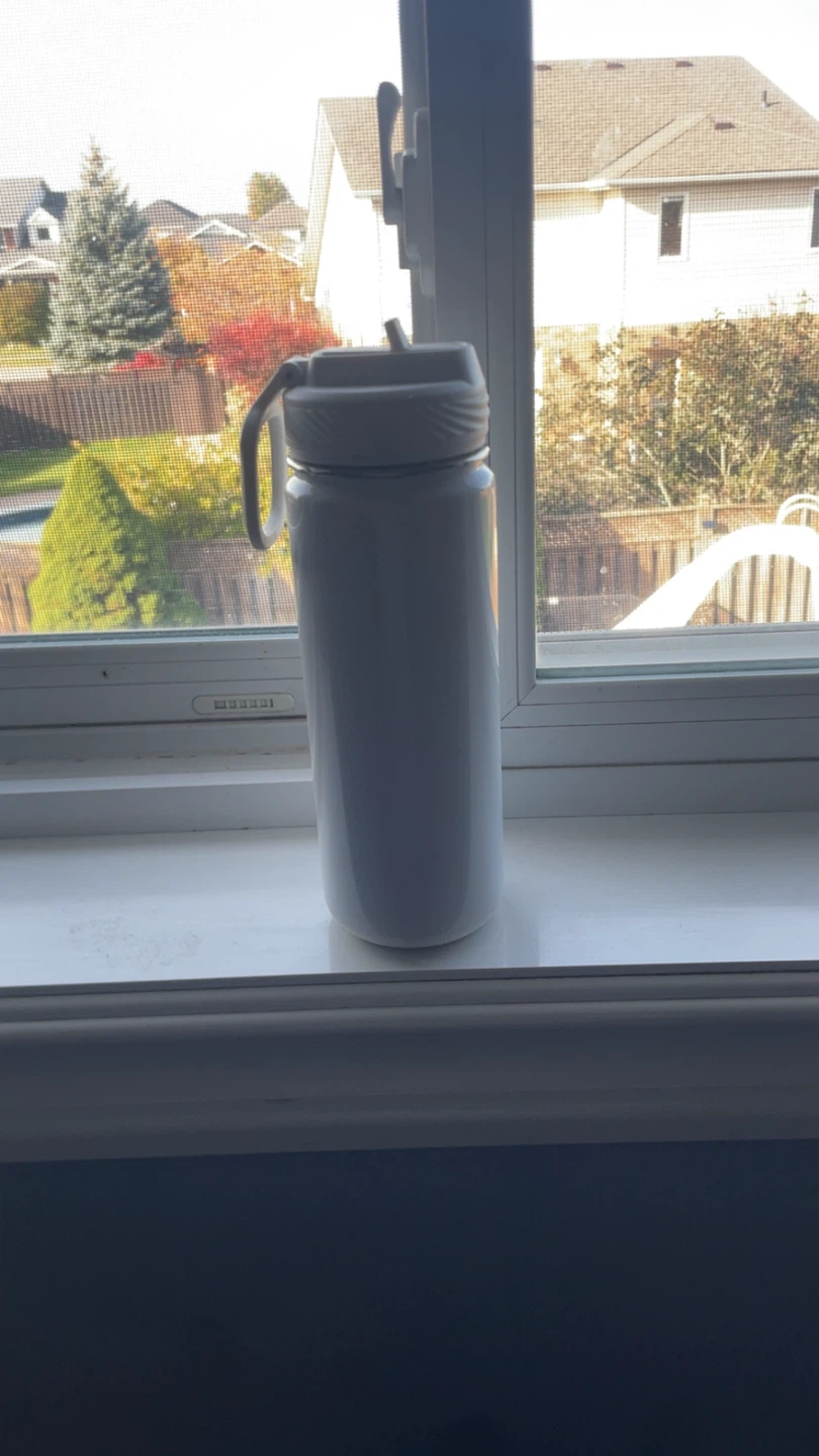 Lululemon White Water Bottle