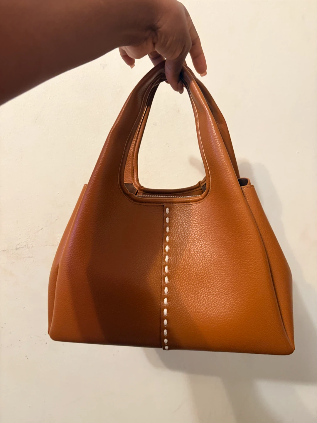 Lana (coach) inspired Tan faux Leather Handbag