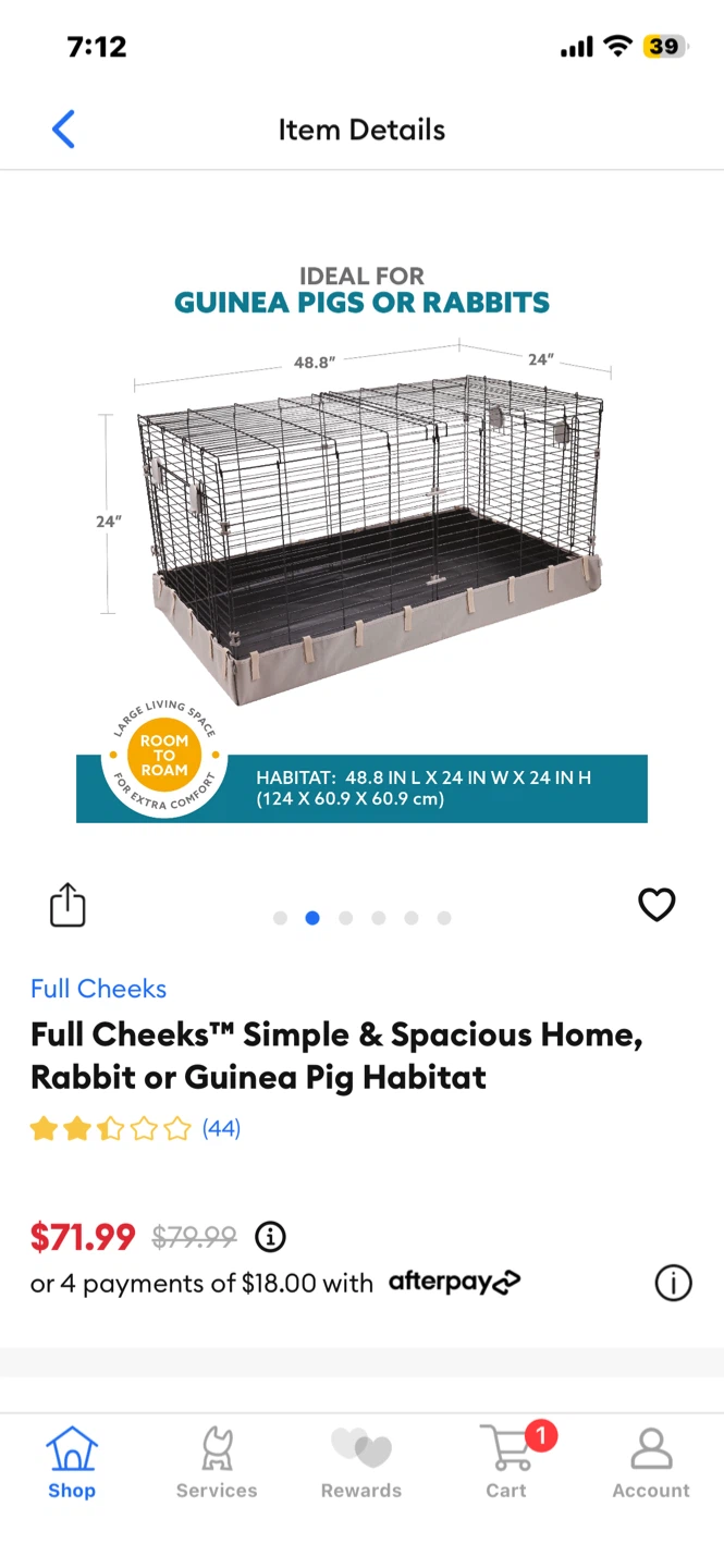 Huge Guinea Pig/Small Pet Cage & Water Bottle - photo 4