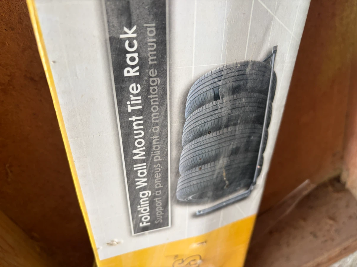 Folding Wall Mount Tire Rack - photo 2