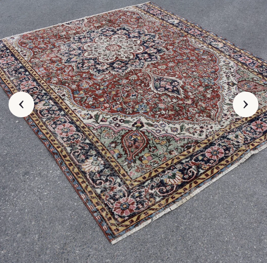 Vintage Handknotted Turkish Rug