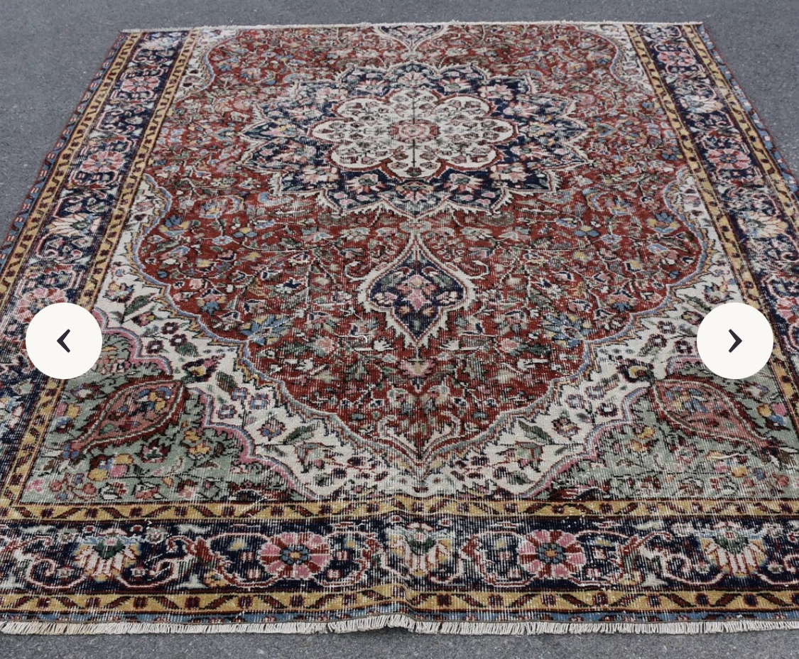 Vintage Handknotted Turkish Rug - photo 2