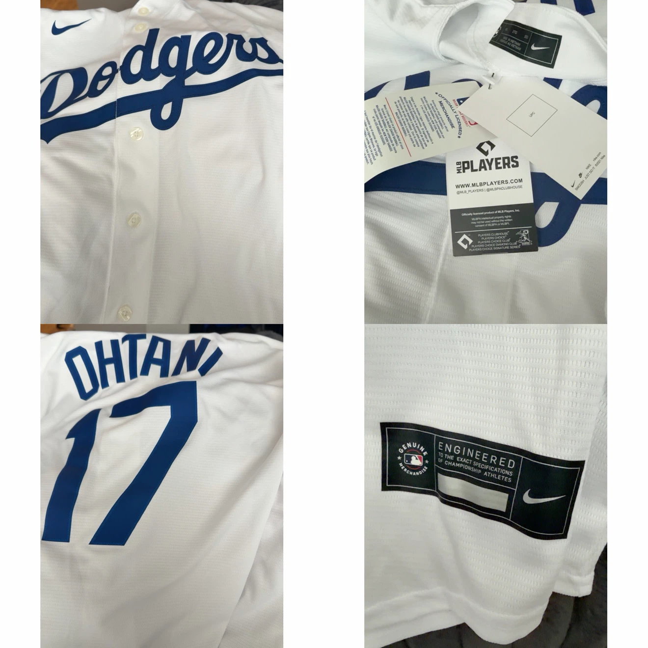 Nike Los Angeles Dodgers Ohtani 17 Jersey