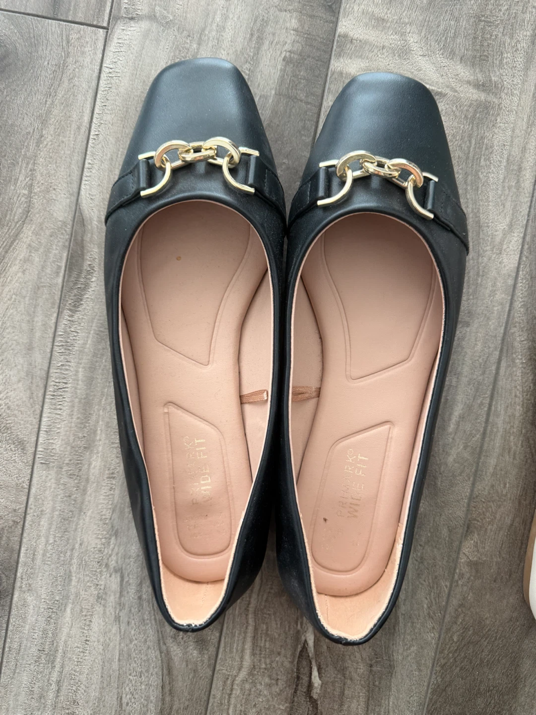 Brand new Primark Black Wide Fit Flats Size 9 US