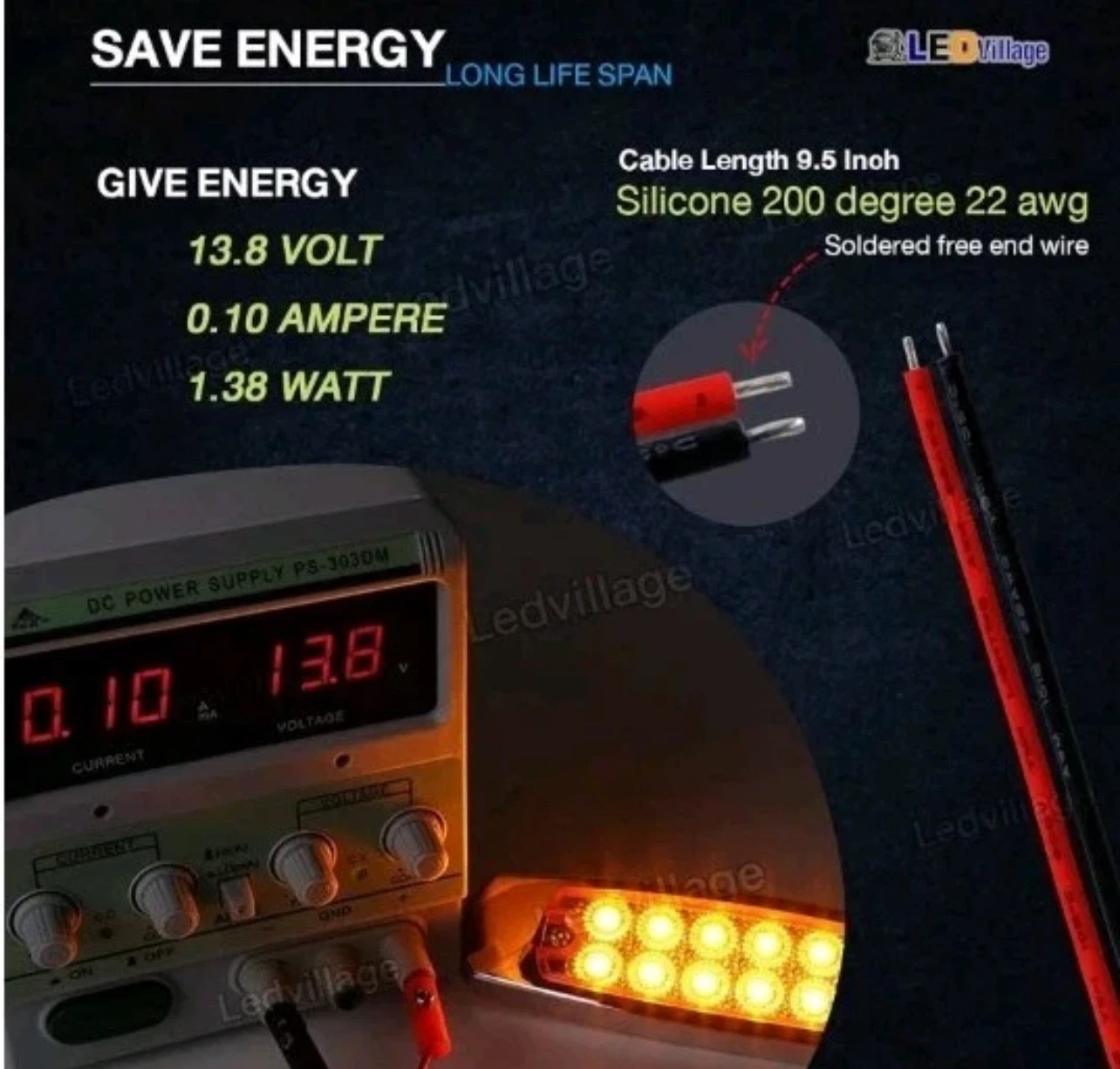 20 pcs LEDVillage Amber LED Marker Lights - photo 4