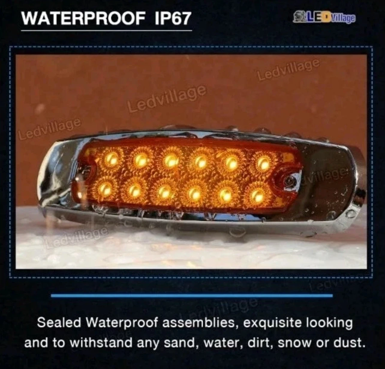 20 pcs LEDVillage Amber LED Marker Lights - photo 5
