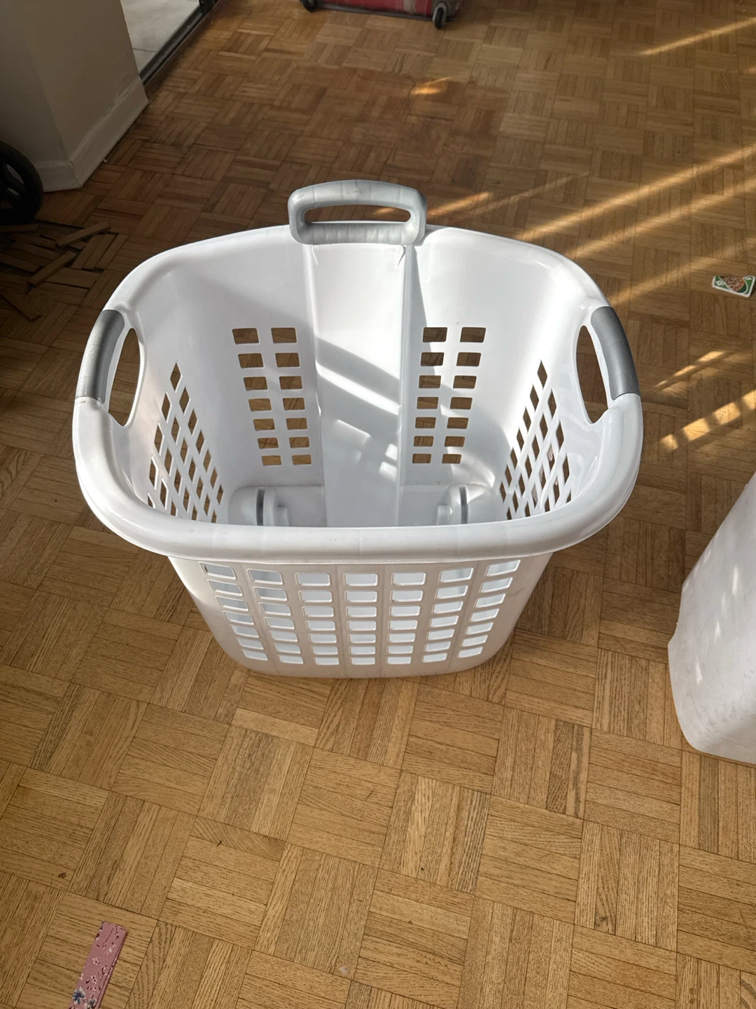 Rolling Plastic Laundry Basket