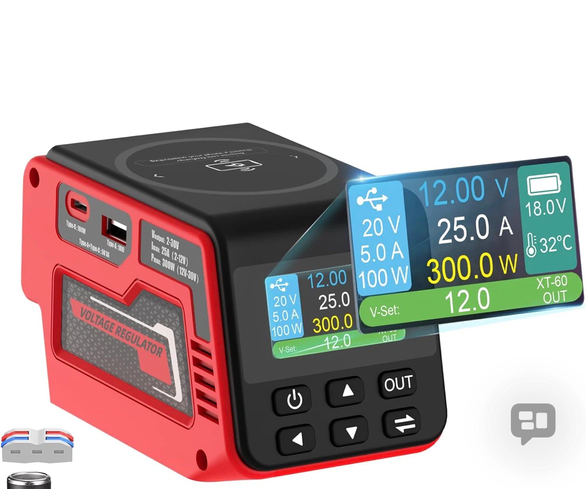 300W Voltage Regulator for Milwaukee 18V Batteries