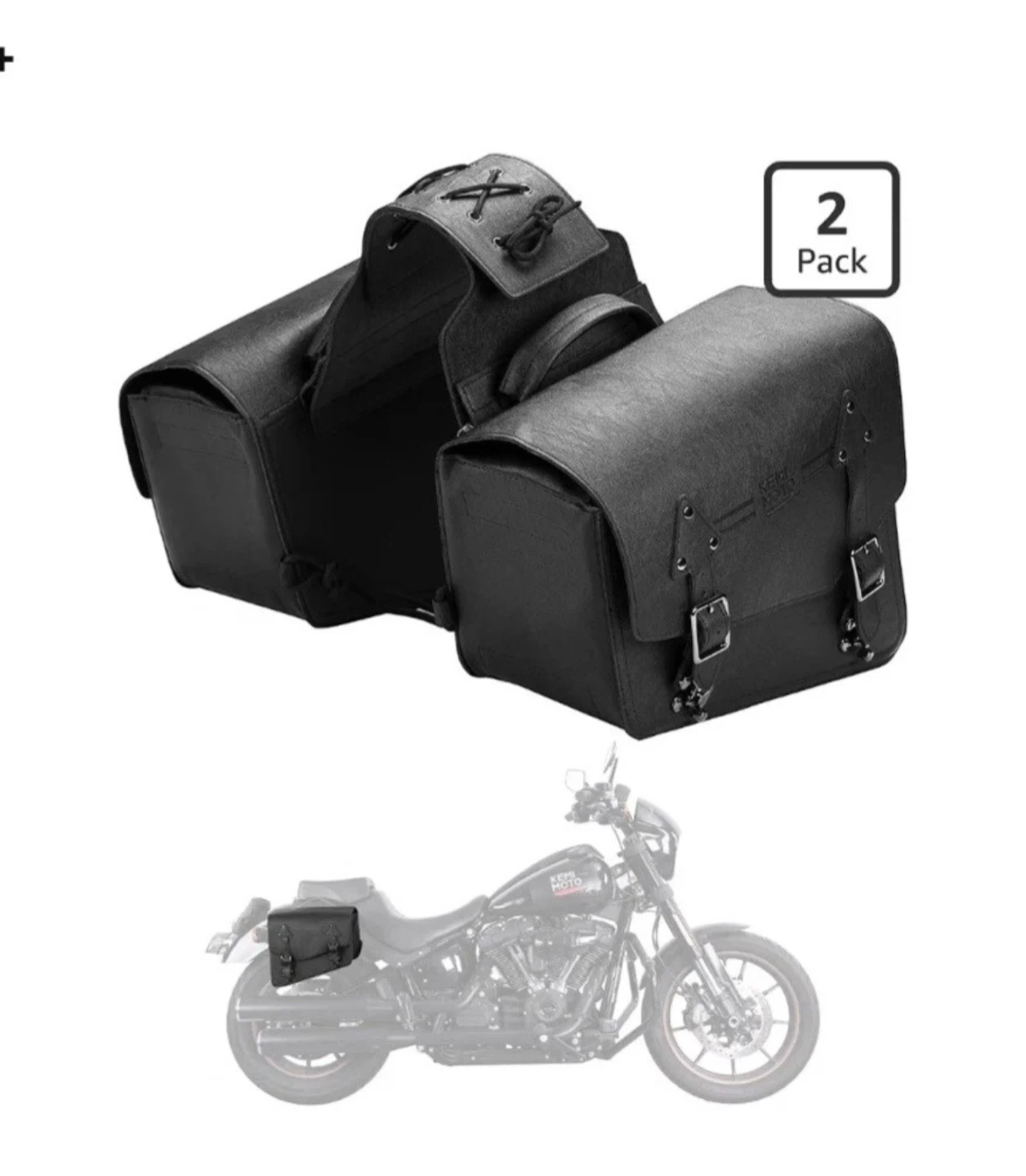Kemimoto Motorcycle Saddlebags 2-Pack