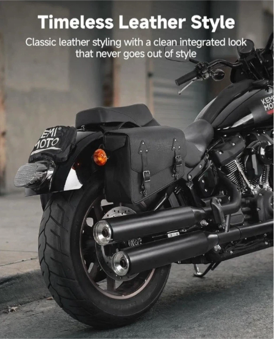 Kemimoto Motorcycle Saddlebags 2-Pack - photo 2