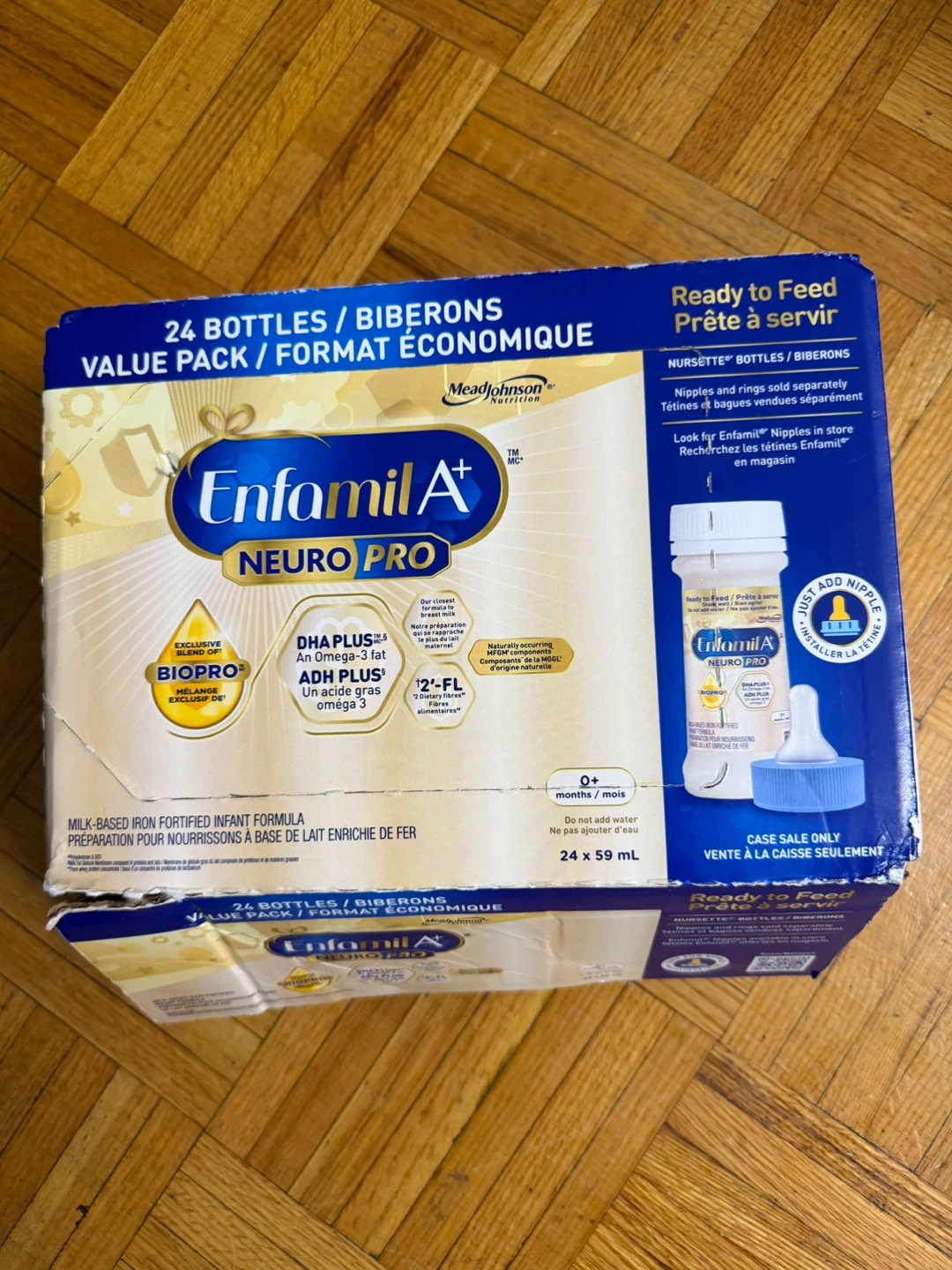 Enfamil A+ NeuroPro Formula and Similac Nipples