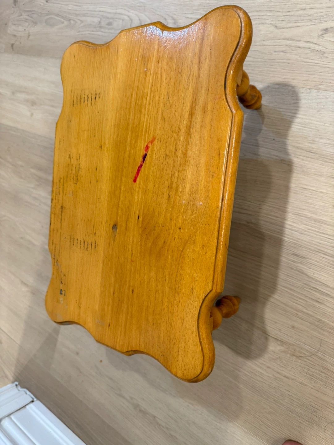 Small Wooden Decorative Stool