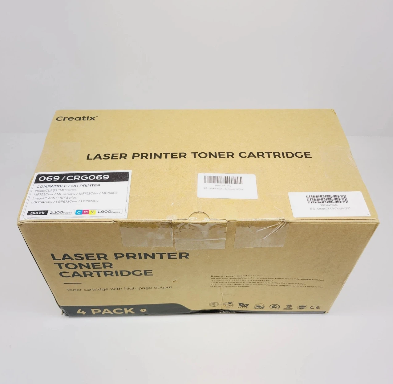 Creatix 069/CRG069 Toner Cartridge 4-Pack - photo 2