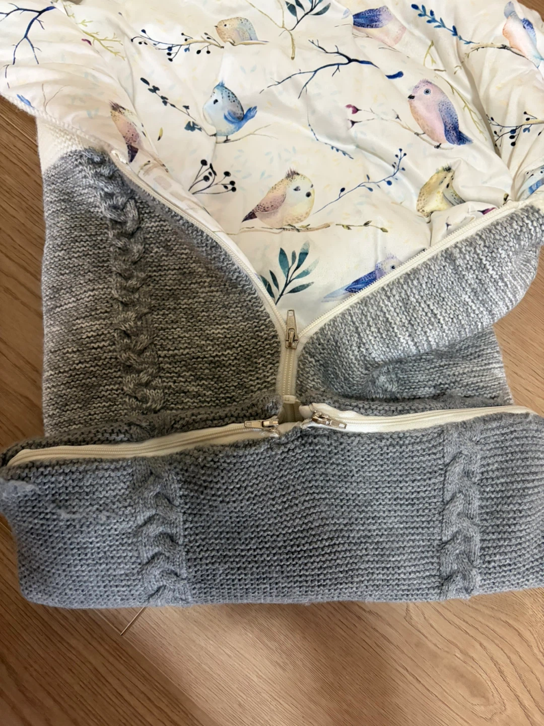 Knitted Baby Swaddle Sack - photo 3