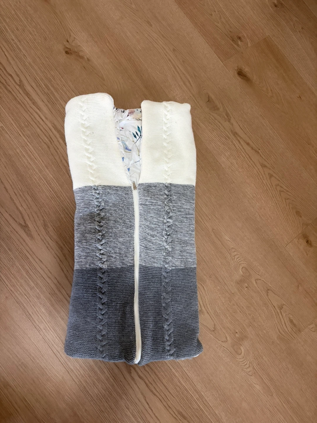 Knitted Baby Swaddle Sack