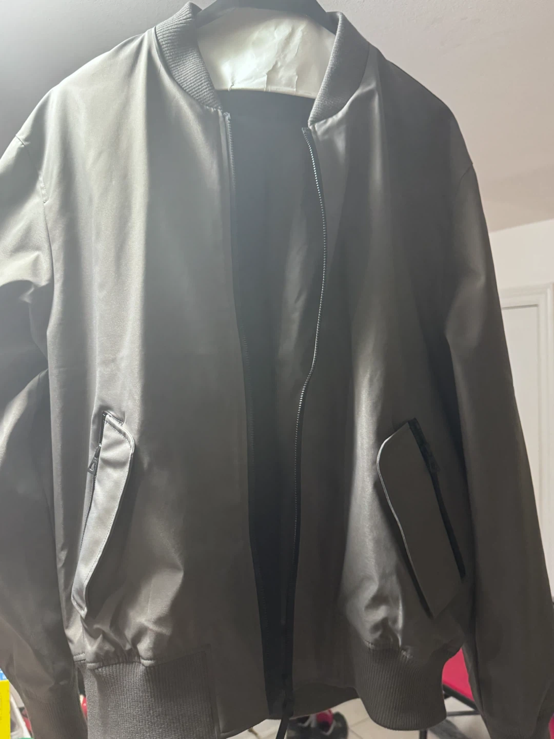Rudsak Rico Bomber Jacket - Grey - Size P/S
