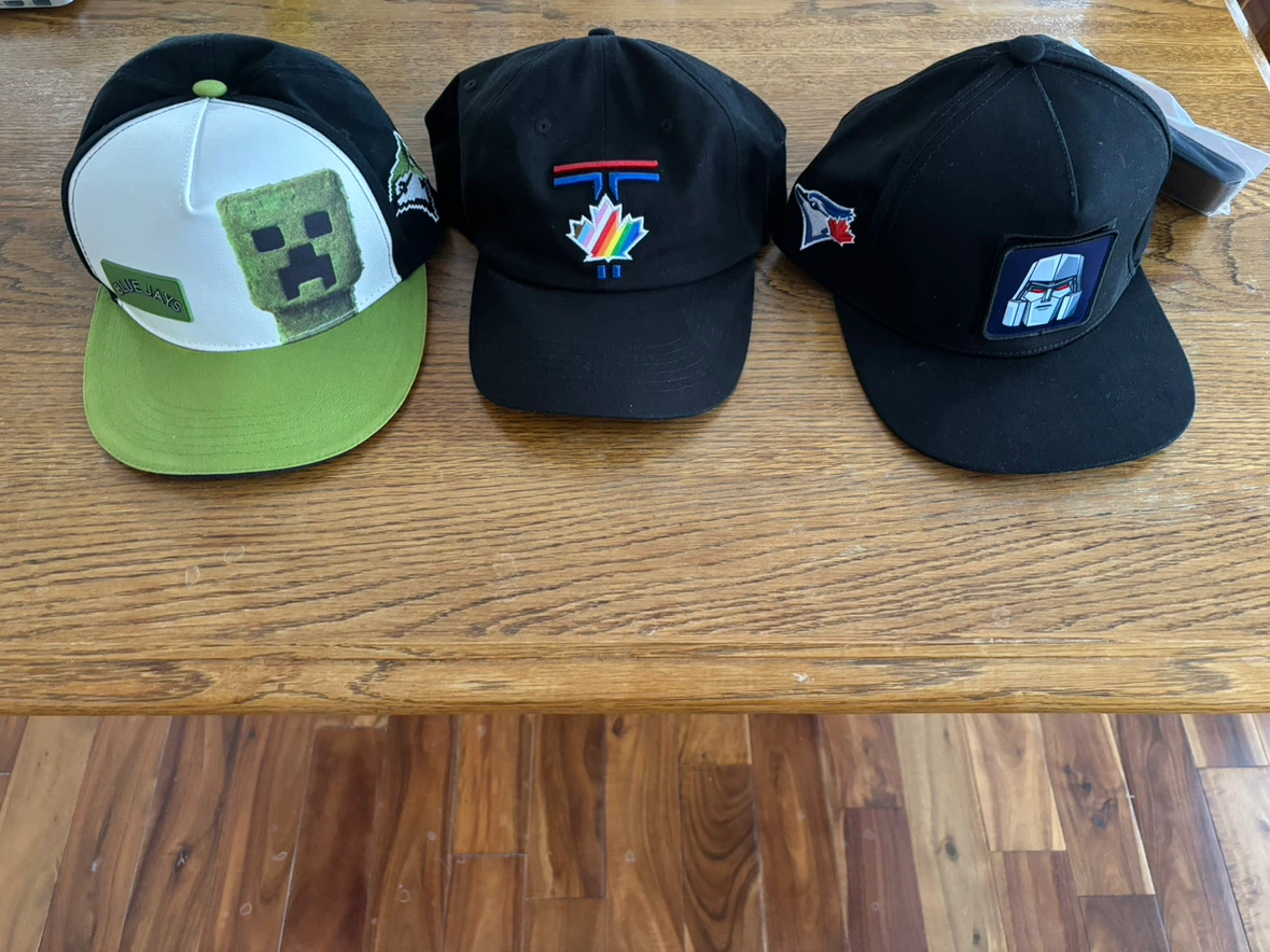 Set of 3 Toronto Blue Jays Baseball Caps