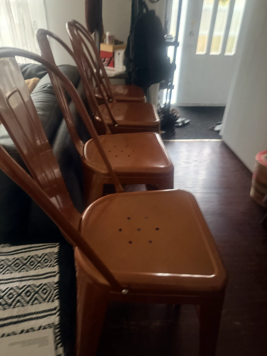 Counter/Bar height Metal stools - photo 2
