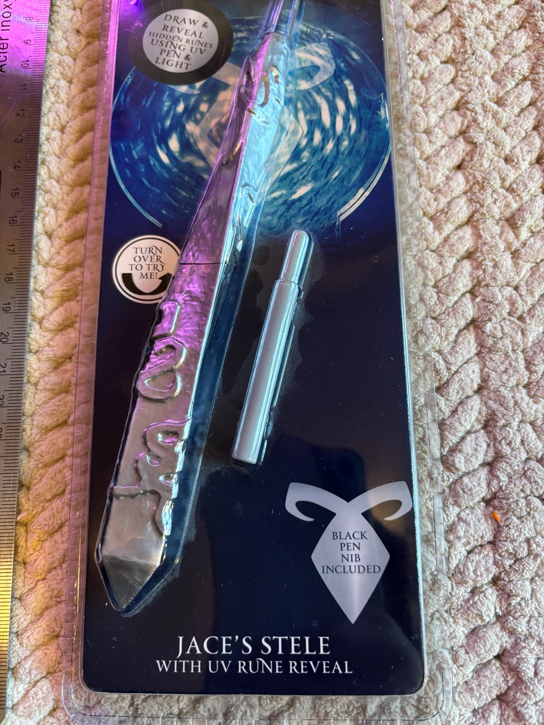 Mortal Instruments Jace's Stele with UV Rune Reveal - photo 3
