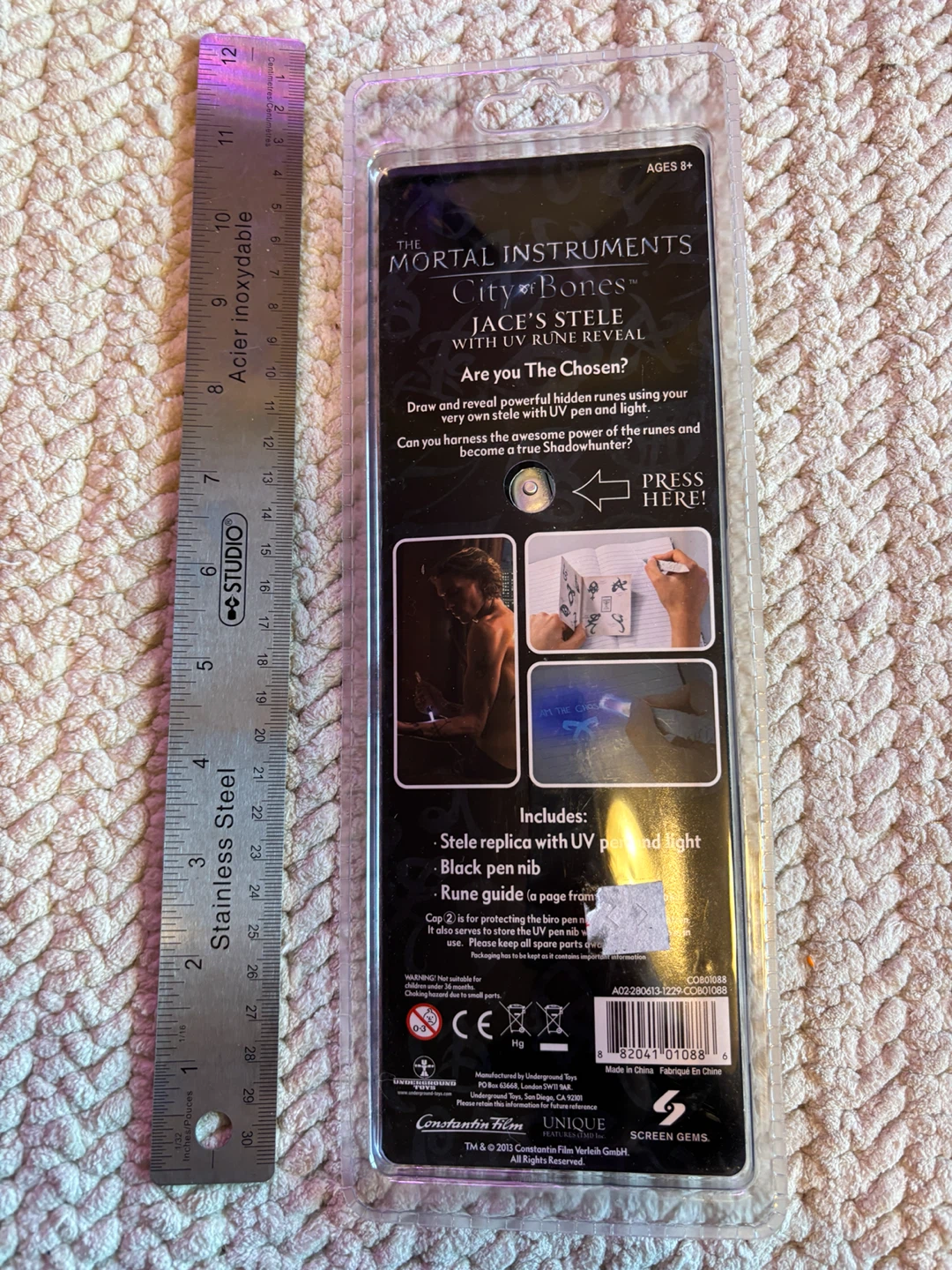Mortal Instruments Jace's Stele with UV Rune Reveal - photo 4