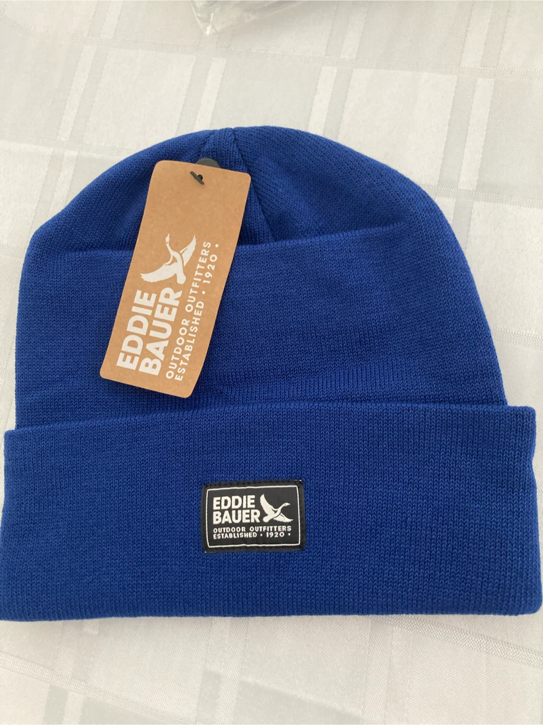 Eddie Bauer Thistle Wide Cuff Beanie - Blue