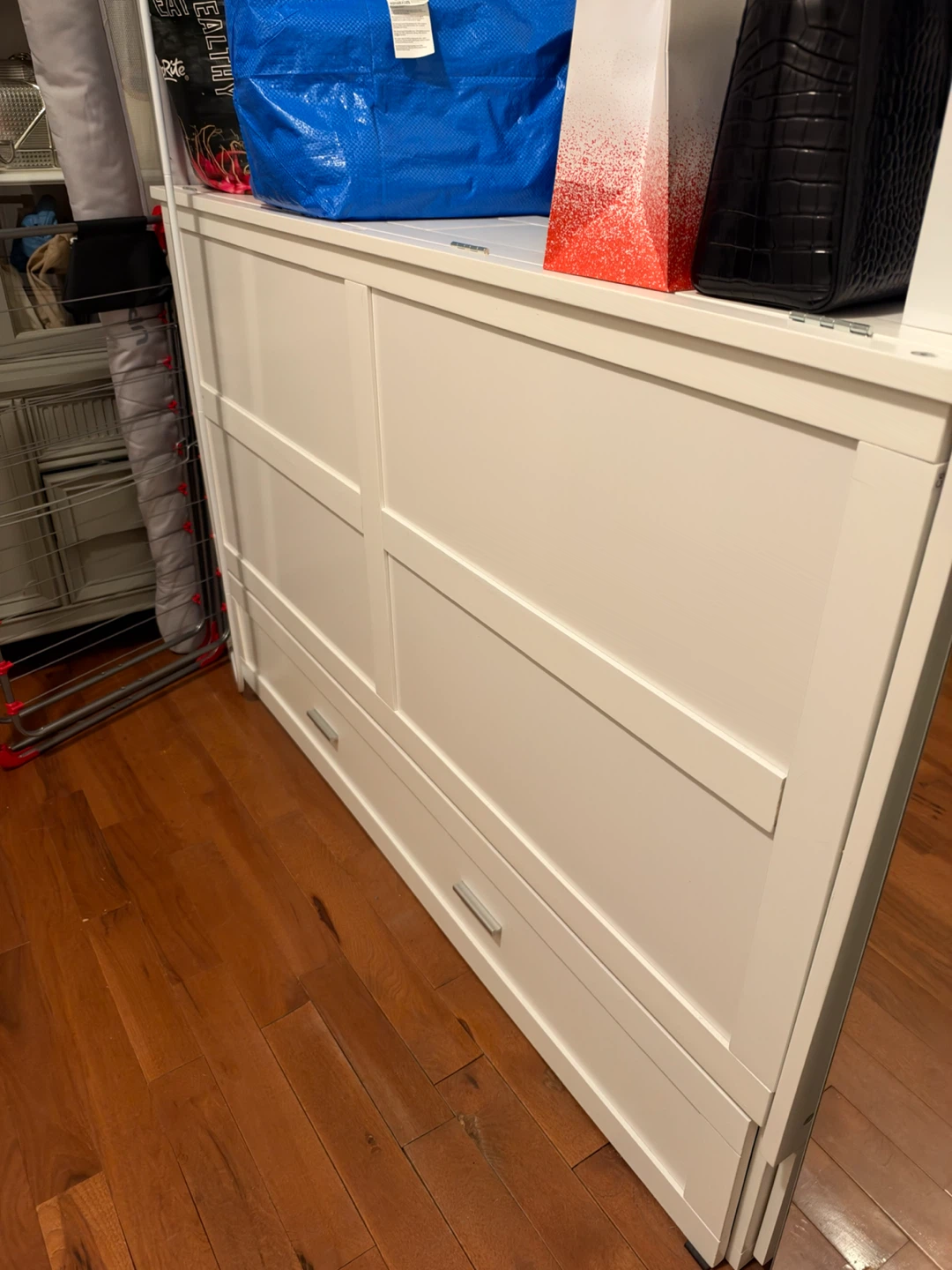 Queen size Murphy bed with mattress - never used - photo 4
