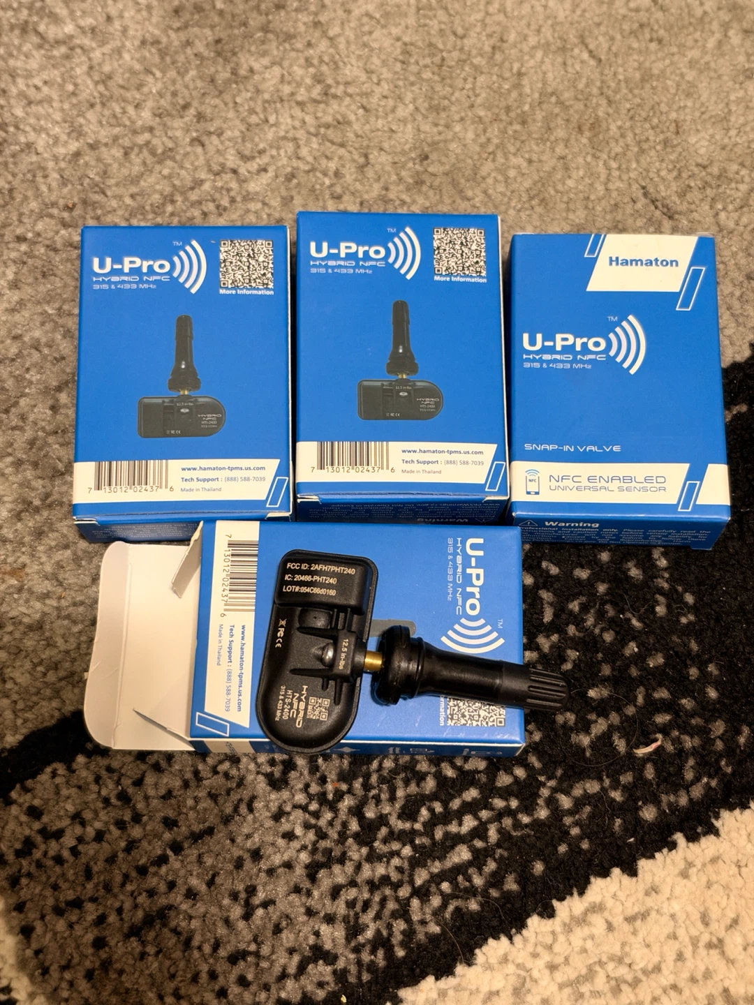Hamaton U-Pro Hybrid NFC TPMS Sensors