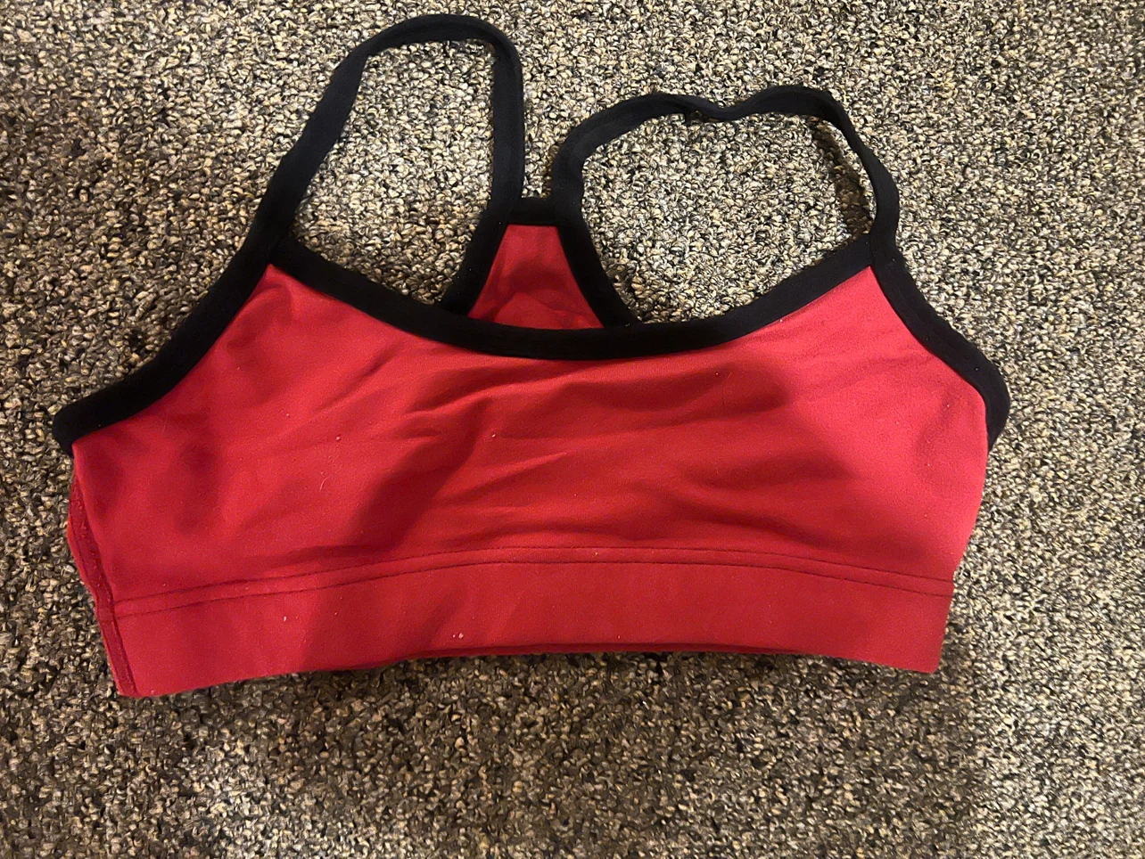 Lululemon Red Sports Bra