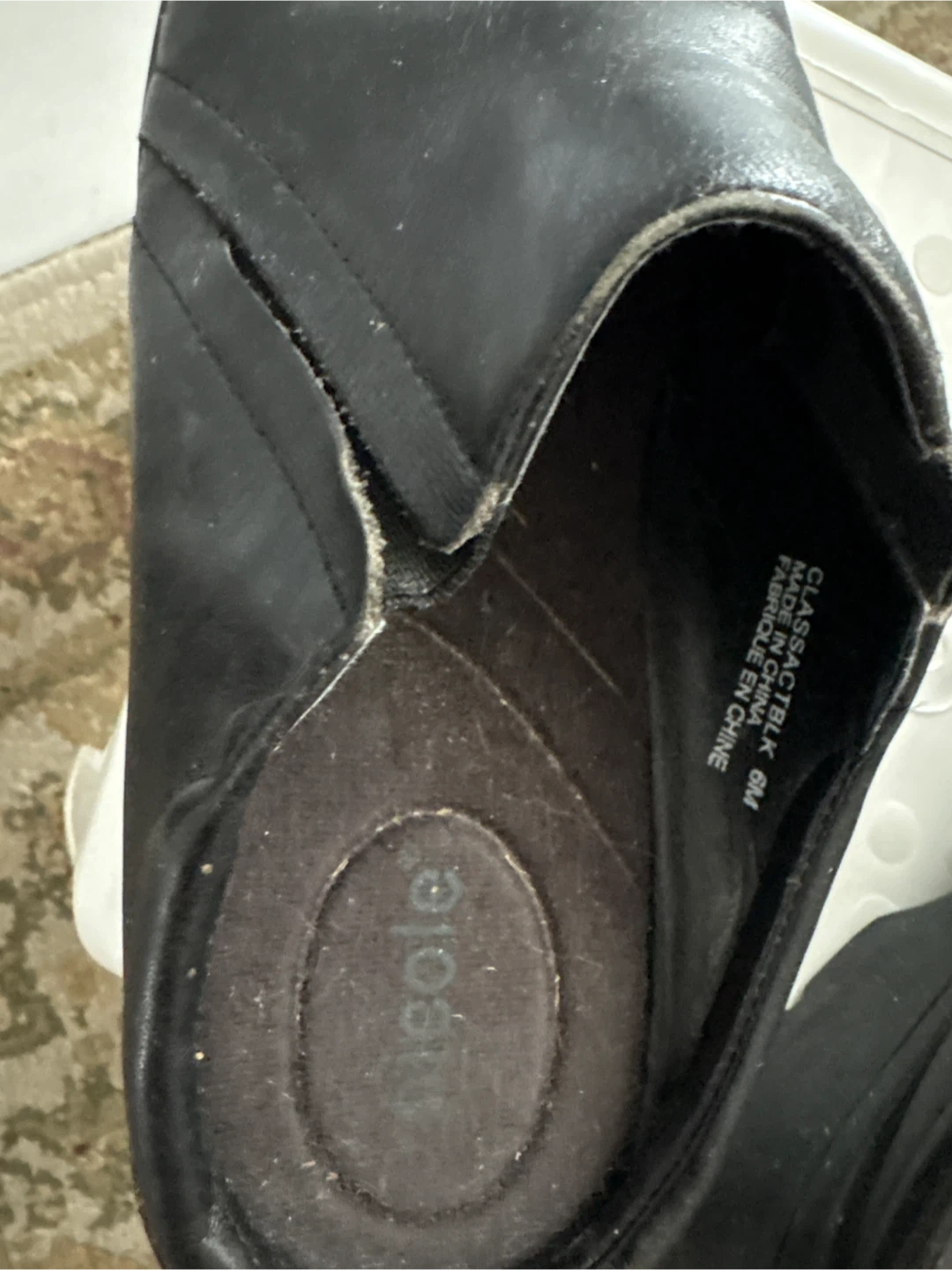 Nicole Black Slip-On Shoes Size 6M - photo 2