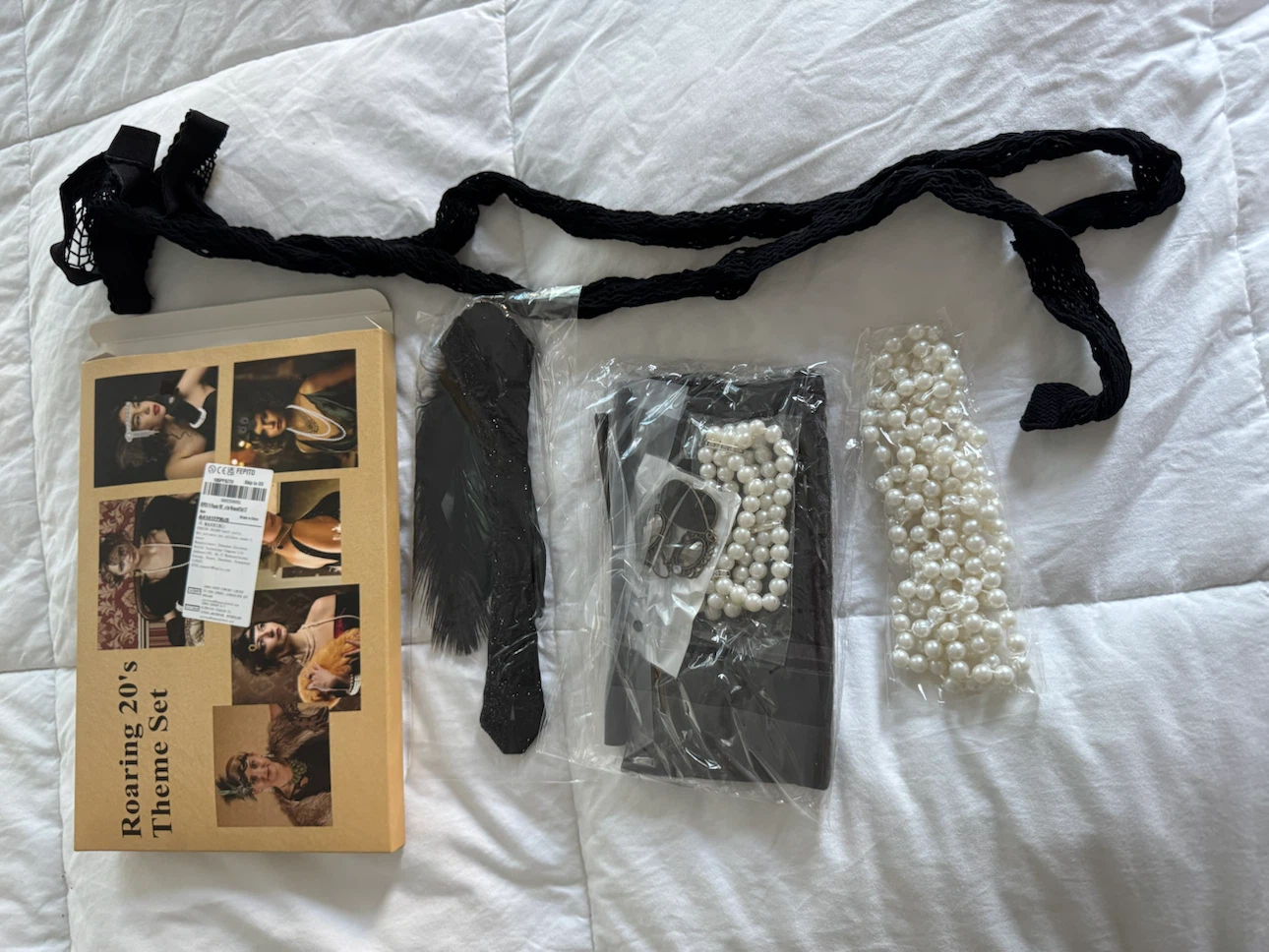 2 Brand New 1920’s flapper costume accessories, accessories only - photo 5