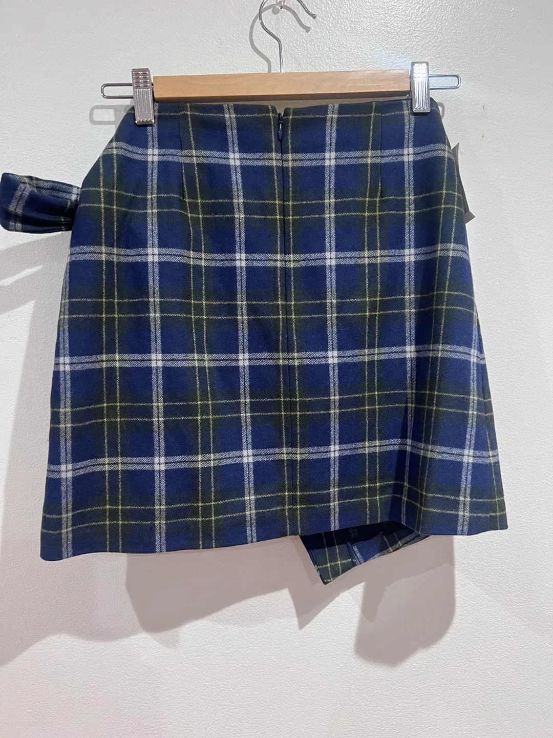 Women's Plaid Wrap Mini Skirt - photo 2