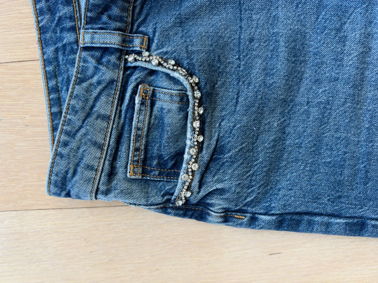 Desigual Sparkling Pockets Denim Jeans size 42 8 10 - photo 2