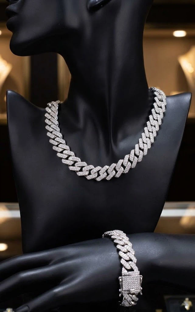 Cuban Link Chain & Bracelet Set