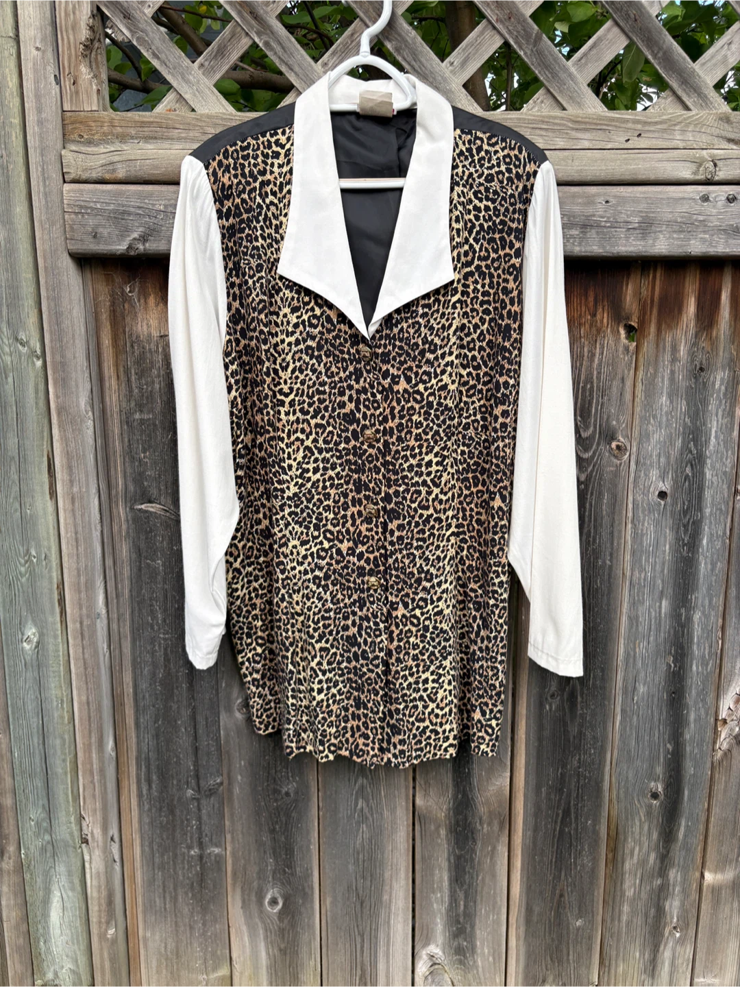 Vintage Leopard Print Blouse - photo 2