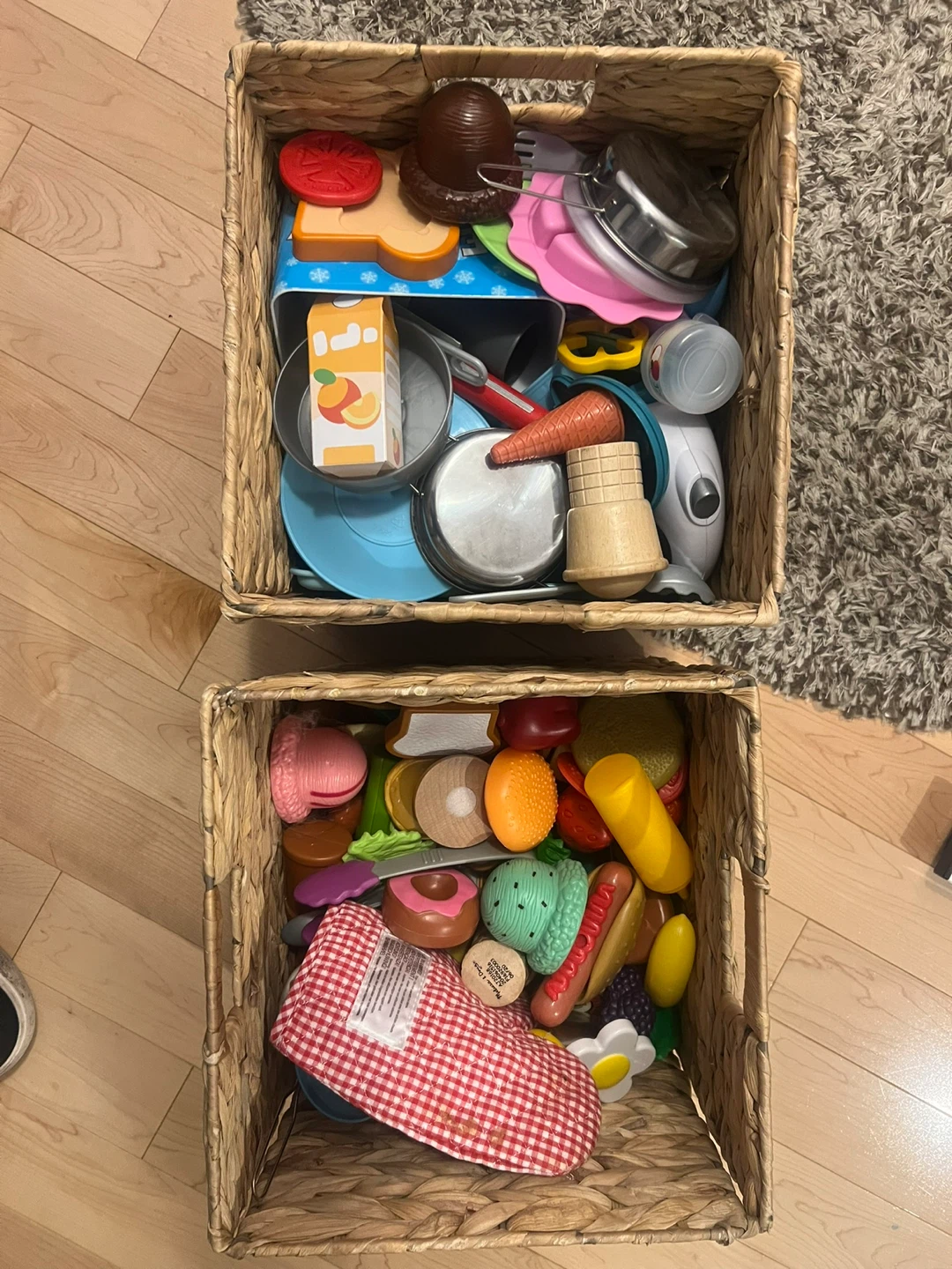 Assorted Pretend Play Toy Set with Storage Baskets - photo 2