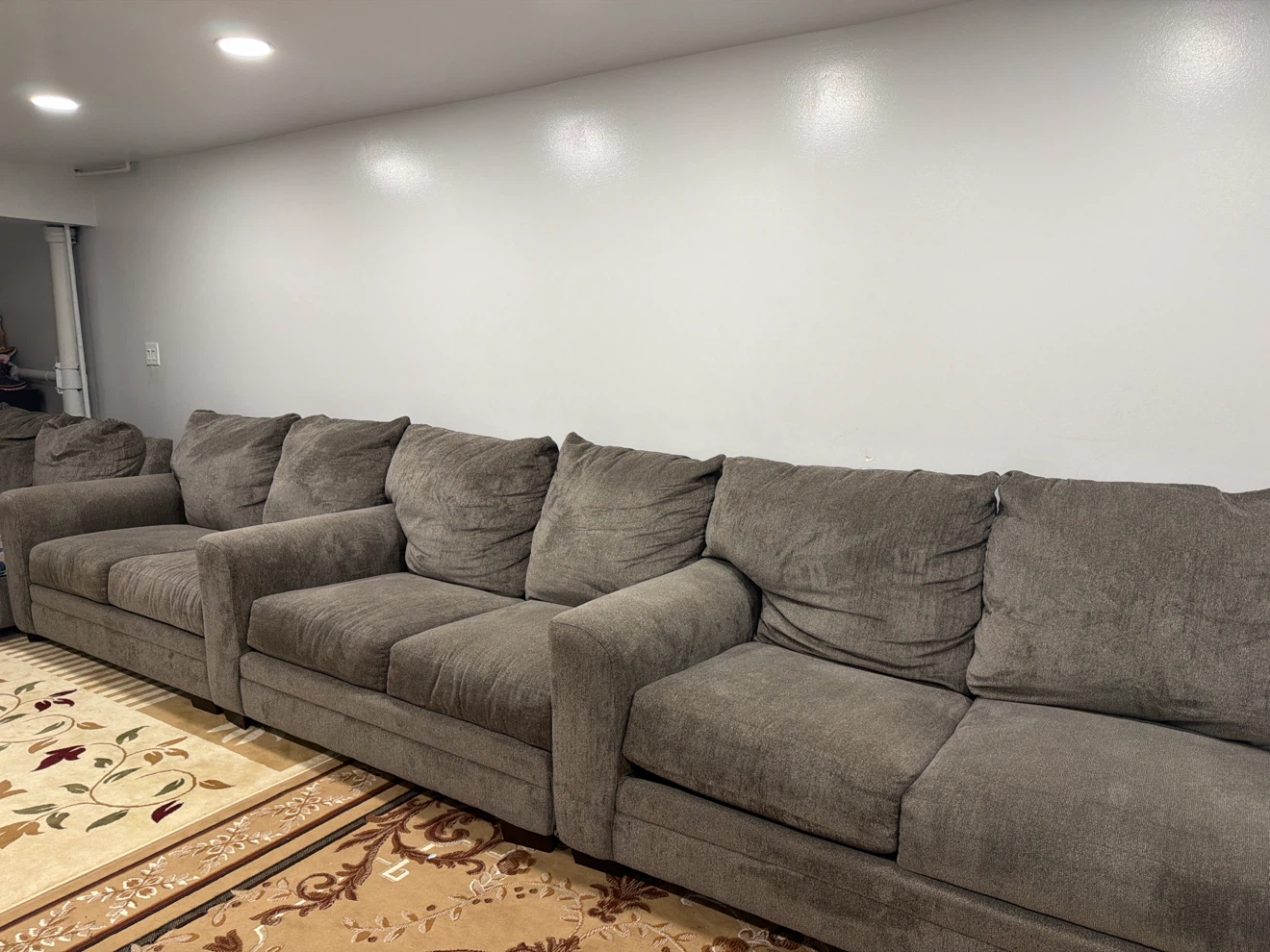 Large Gray Sofa - photo 2