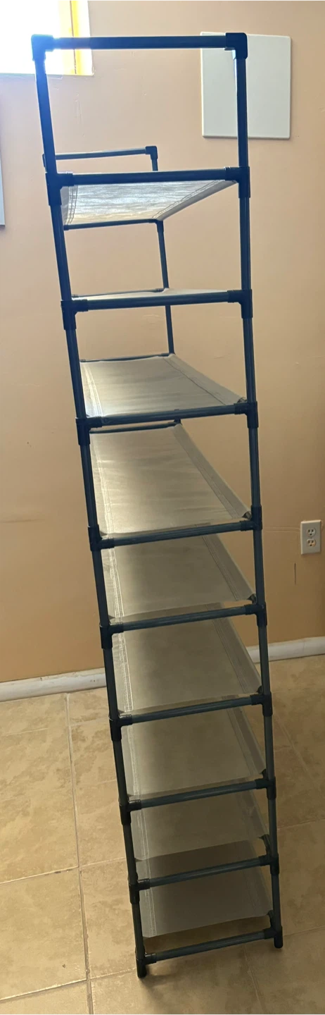 9- Tier Gray Shoe Rack - photo 2