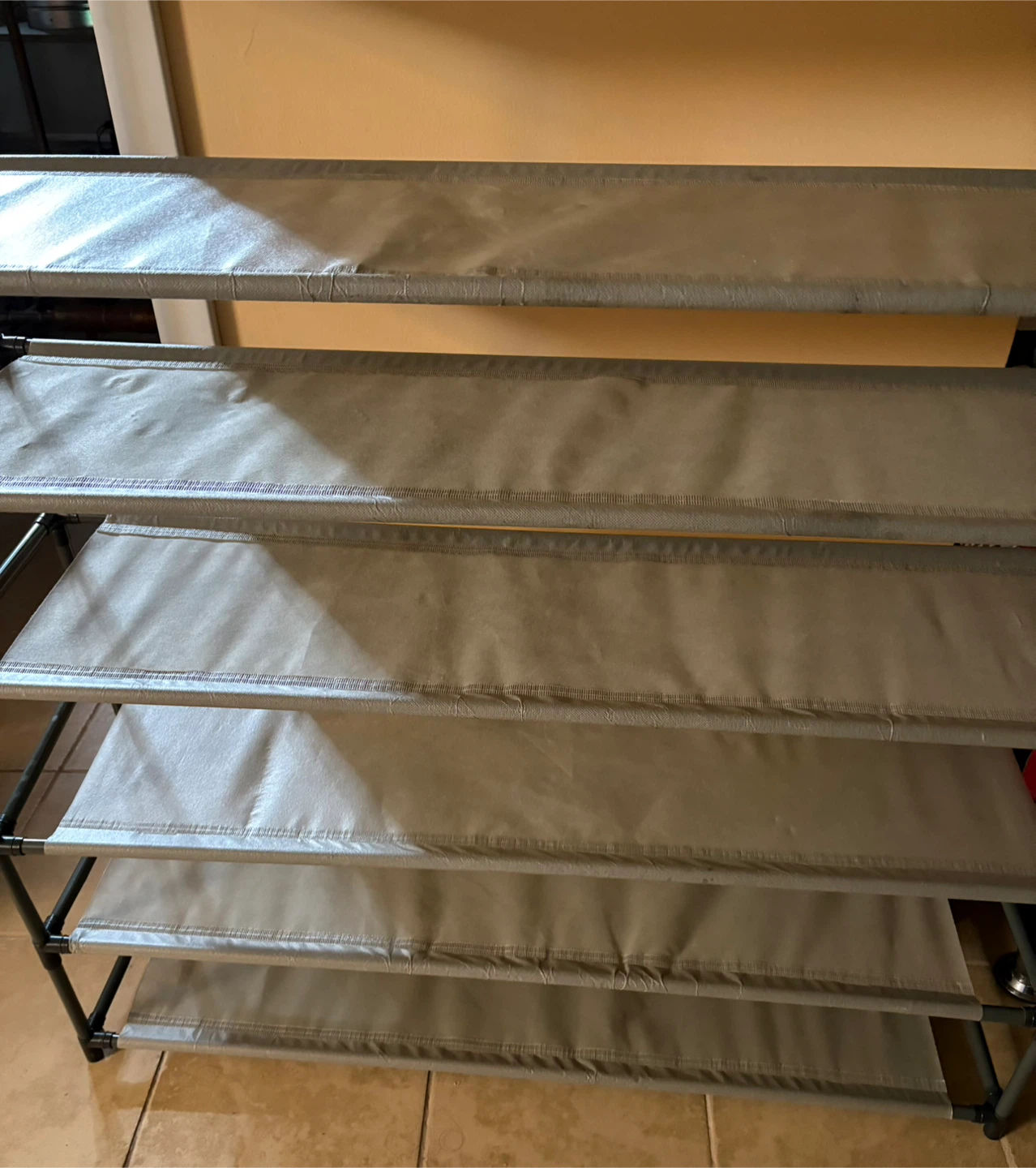 9- Tier Gray Shoe Rack - photo 4