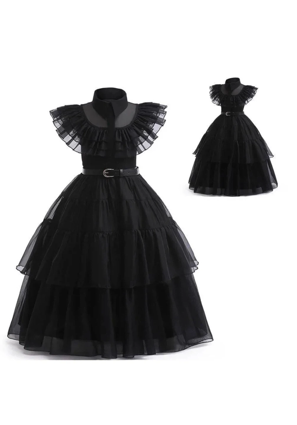 Brand New Wednesday Addams Kids Halloween Costume Size 7-8