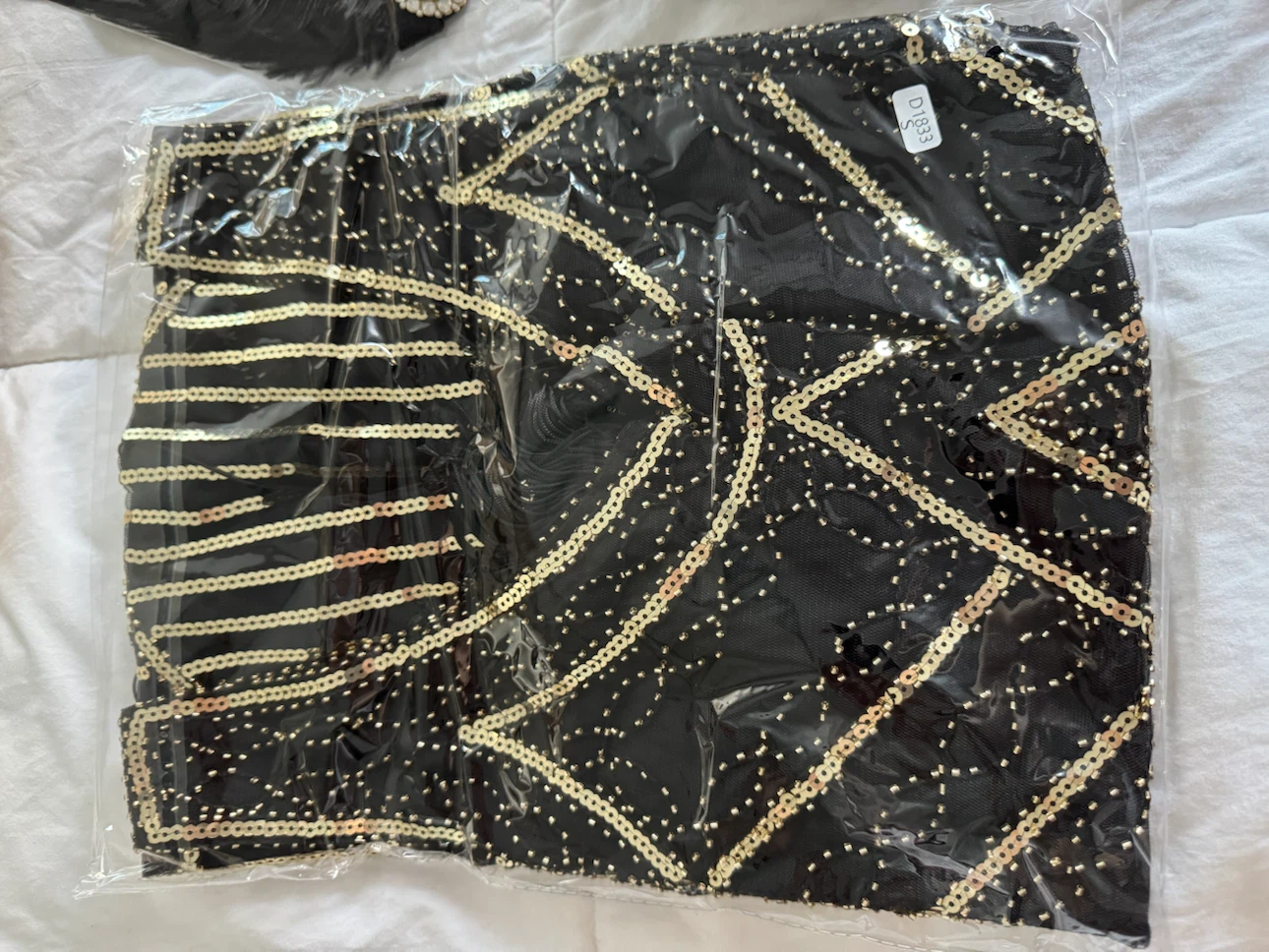 Brand New Ladies Size Small 1920’s Flapper Dress w accessories - photo 5