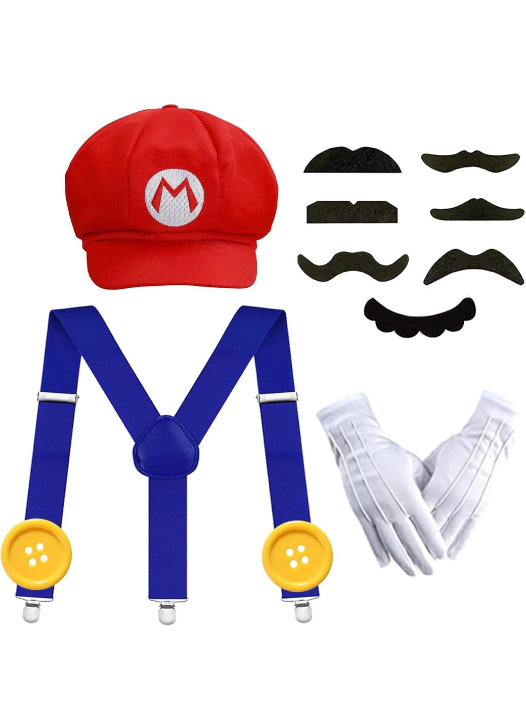 2 Brand New Super Mario Brothers Costume Accessories