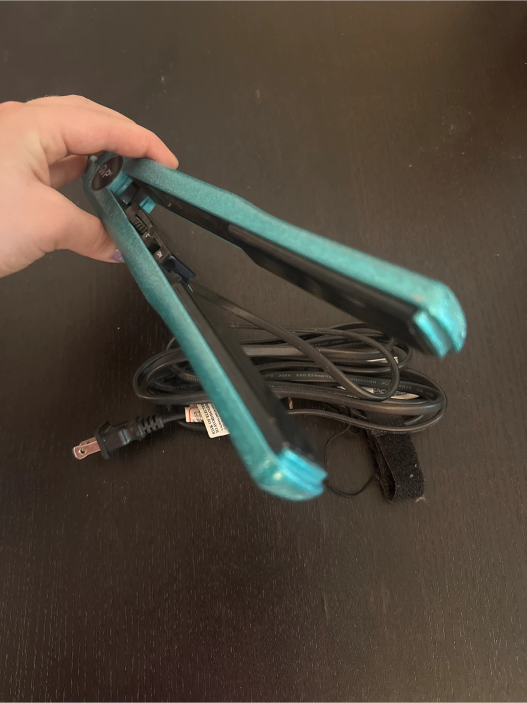 GVP Teal Glitter Hair Straightener - photo 2