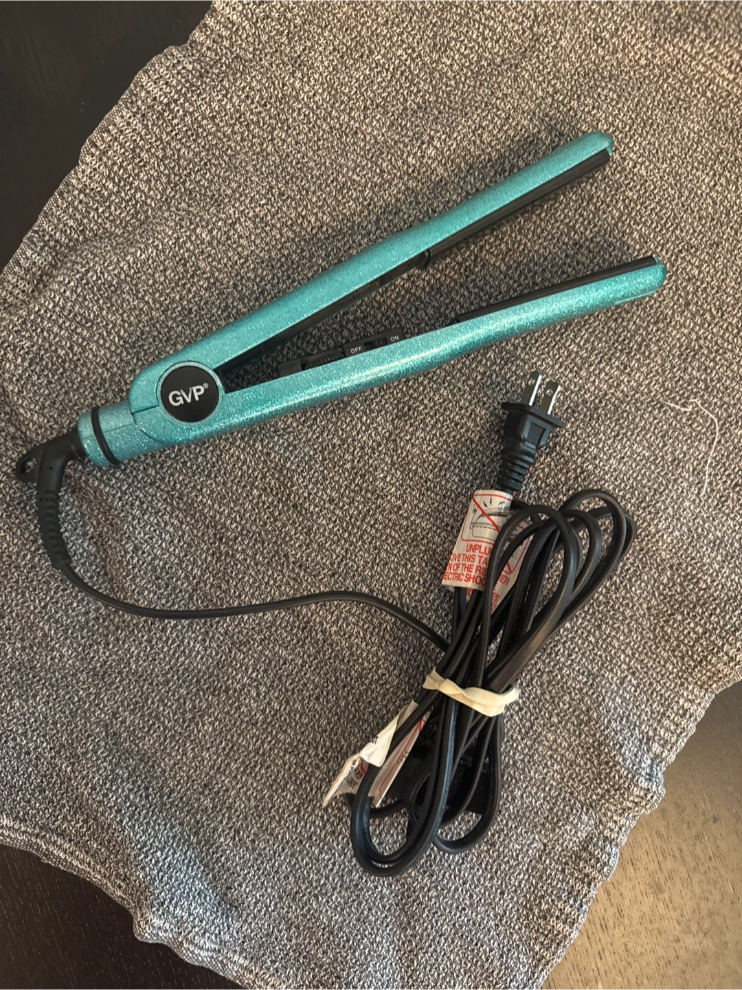 GVP Teal Glitter Hair Straightener - photo 4