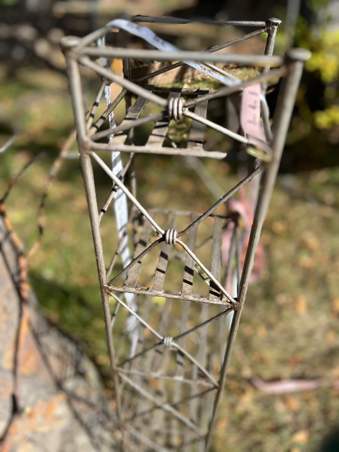 Metal Decorative Tower Shelf, 39”x 6” - photo 4