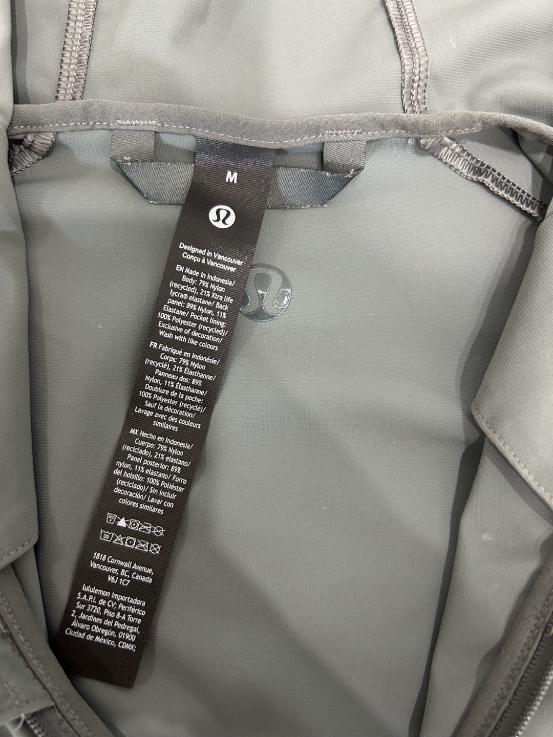Dark Grey Lululemon Pace Breaker Jacket - photo 3