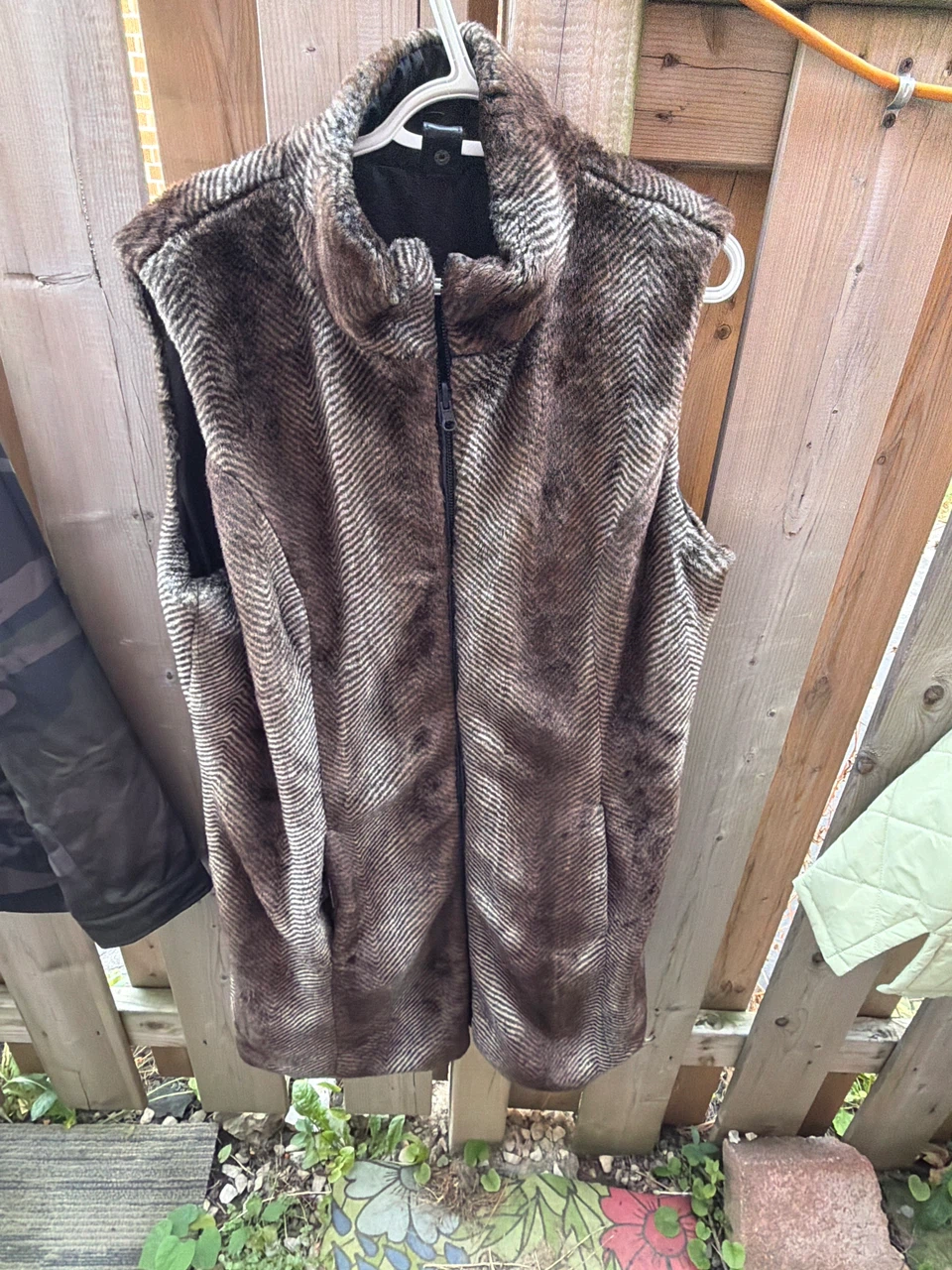 Danier Faux Fur Vest - Large