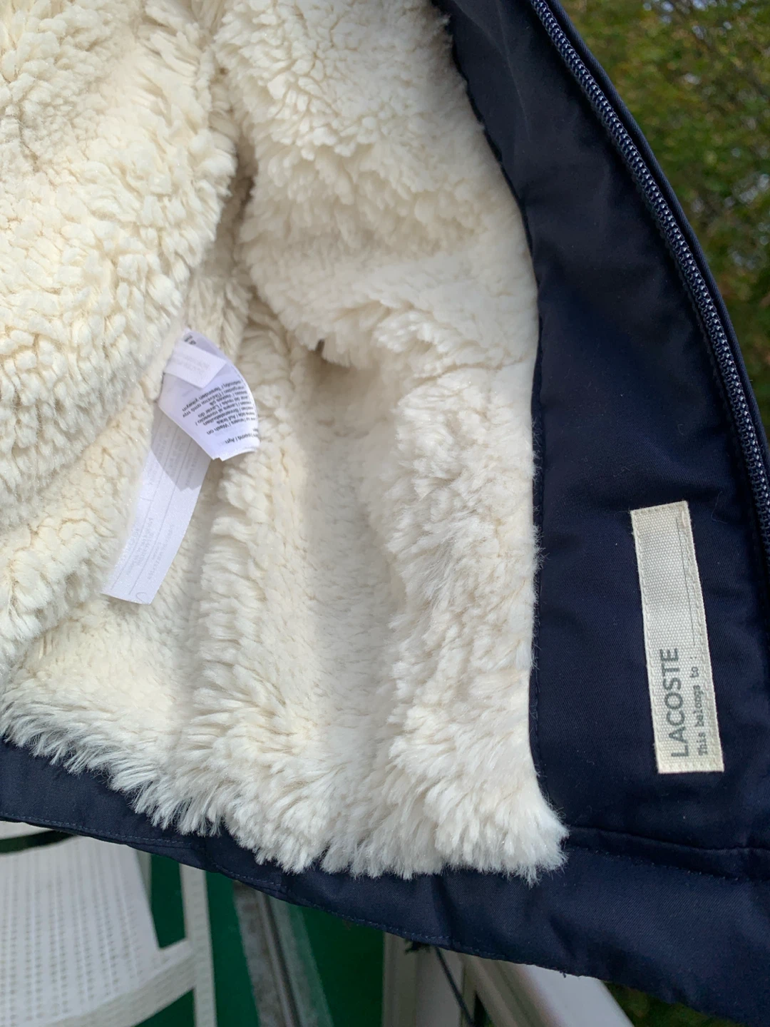 Boys Lacoste Navy Hooded Jacket - photo 2